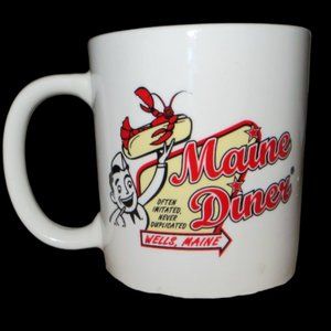 Souvenir Mug The Maine Diner Wells Maine By Westford China Unused